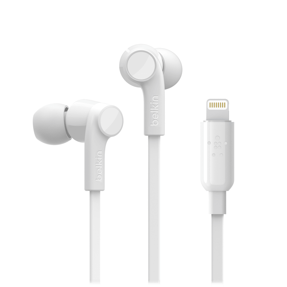 Belkin Rockstar In-Ear Headphones with Lightning Connector - White