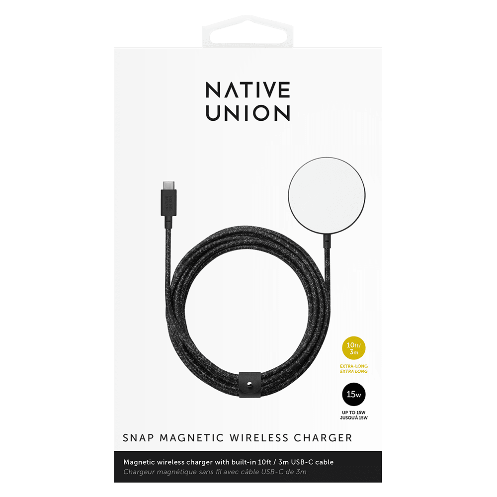 Native Union Snap Cable XL Magnetic Wireless Charging Pad 3m - Cosmos