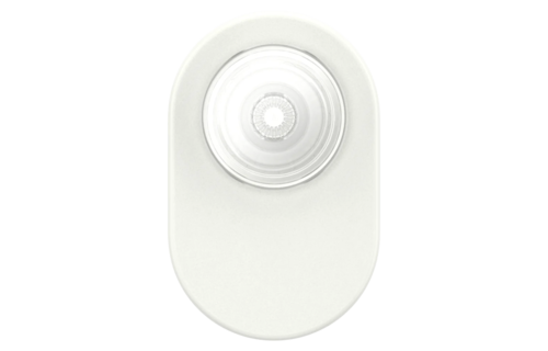 PopSockets PopGrip & Stand for MagSafe Phone Holder - White/Clear