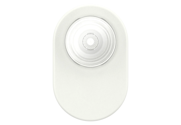 PopSockets PopGrip & Stand for MagSafe Phone Holder - White/Clear
