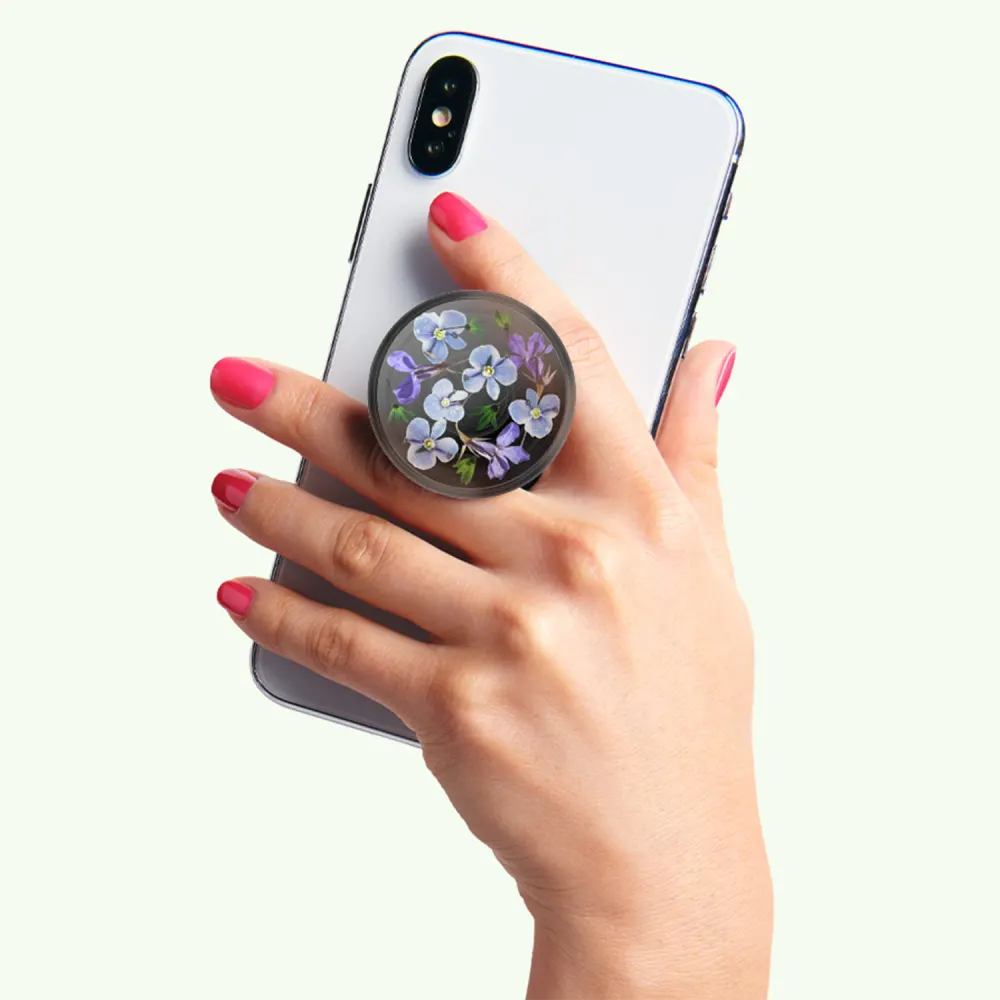 PopSockets PopGrip - Translucent Black Night Garden