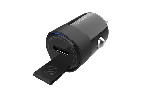 Scosche PowerVolt Fast Charge USB C Car Charger 30W - Black