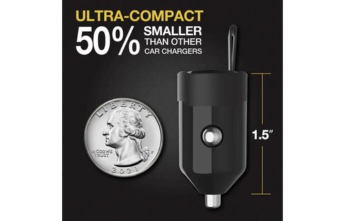 Scosche PowerVolt Fast Charge USB C Car Charger 30W - Black