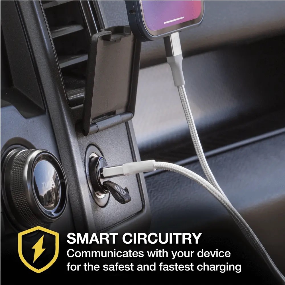Scosche PowerVolt Fast Charge USB C Car Charger 30W - Black