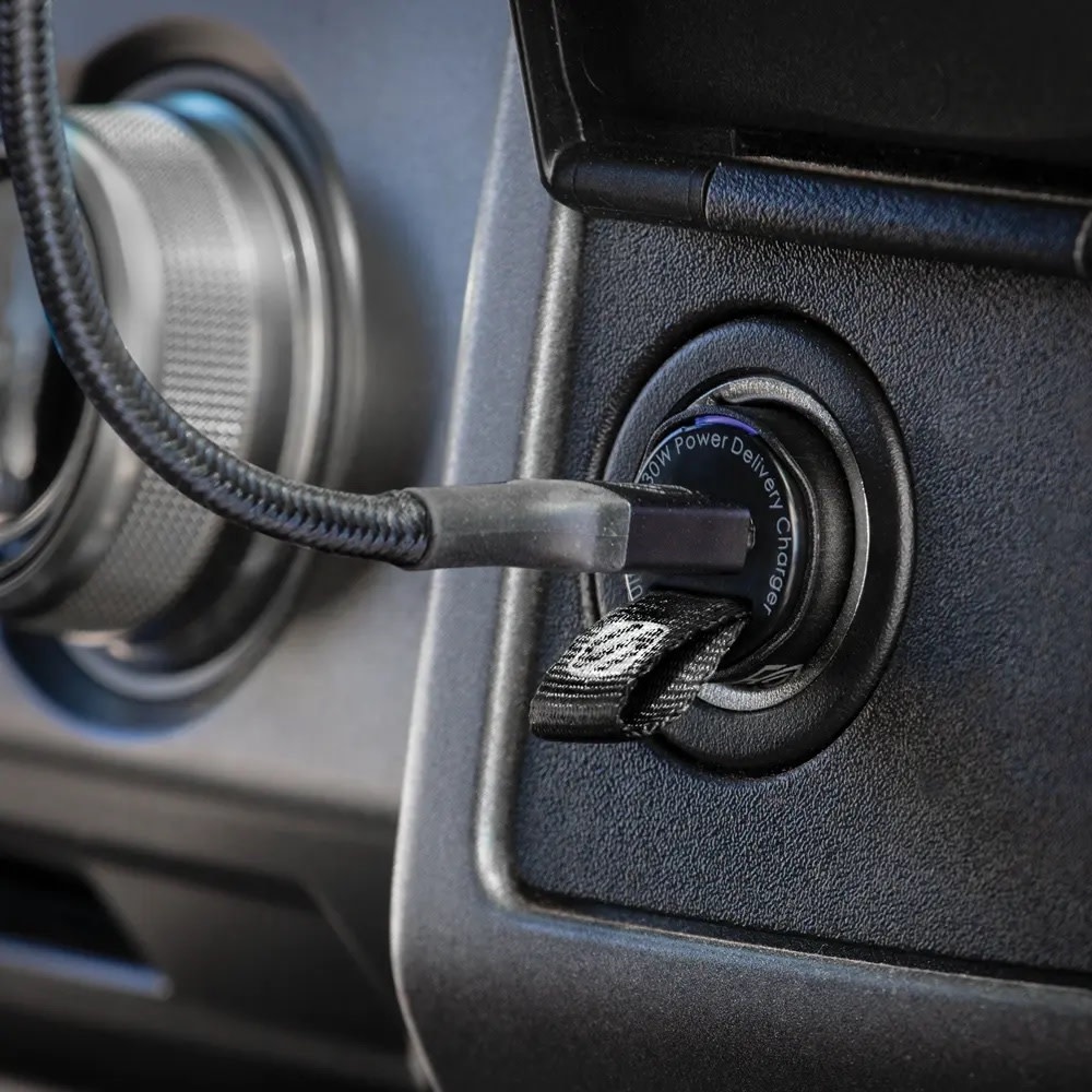 Scosche PowerVolt Fast Charge USB C Car Charger 30W - Black