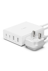 BELKIN Belkin Boost Charge Pro 4 Port Gan Charger  (2xUSB-C and 2xUSB-A) 108W - White