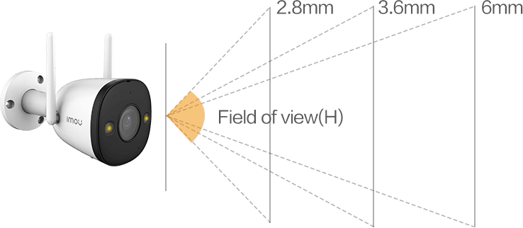 Imou Bullet 2E - 4MP Full Color Outdoor Security Camera - White