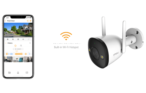 Imou Bullet 2E - 4MP Full Color Outdoor Security Camera - White