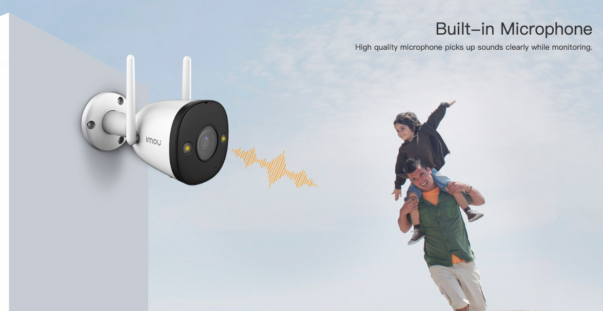Imou Bullet 2E - 4MP Full Color Outdoor Security Camera - White