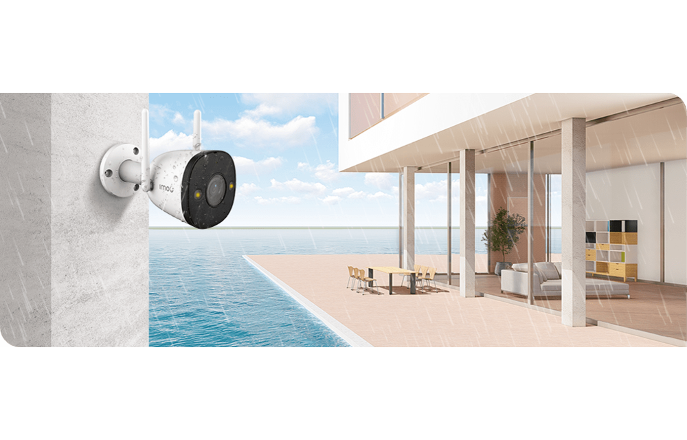 Imou Bullet 2E - 4MP Full Color Outdoor Security Camera - White