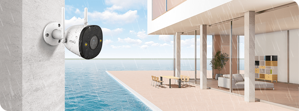 Imou Bullet 2E - 4MP Full Color Outdoor Security Camera - White