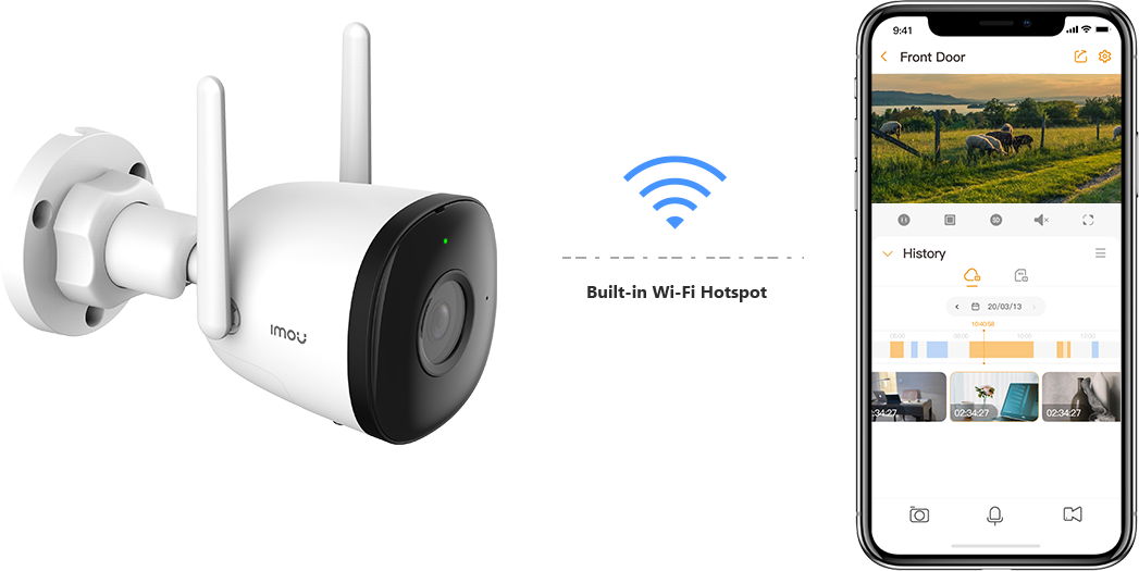 Imou Bullet 2C - 4MP Outdoor Security Camera - White