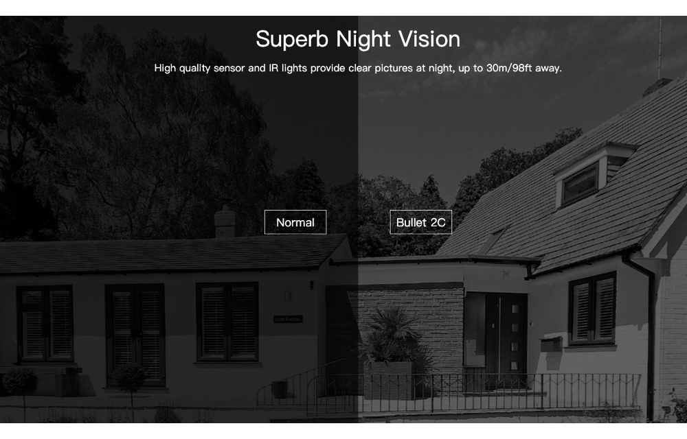 Imou Bullet 2C - 4MP Outdoor Security Camera - White