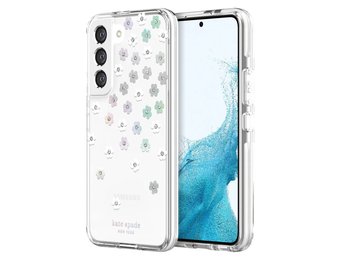 Kate Spade New York Defensive Hardshell Case for Samsung Galaxy S22 - Scattered Flowers
