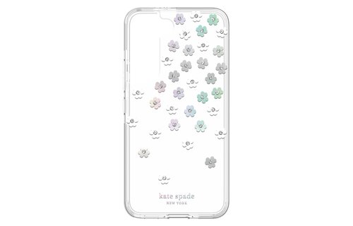 Kate Spade New York Defensive Hardshell Case for Samsung Galaxy S22 - Scattered Flowers