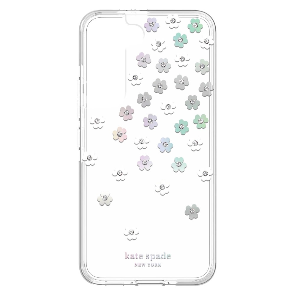 Kate Spade New York Defensive Hardshell Case for Samsung Galaxy S22 - Scattered Flowers