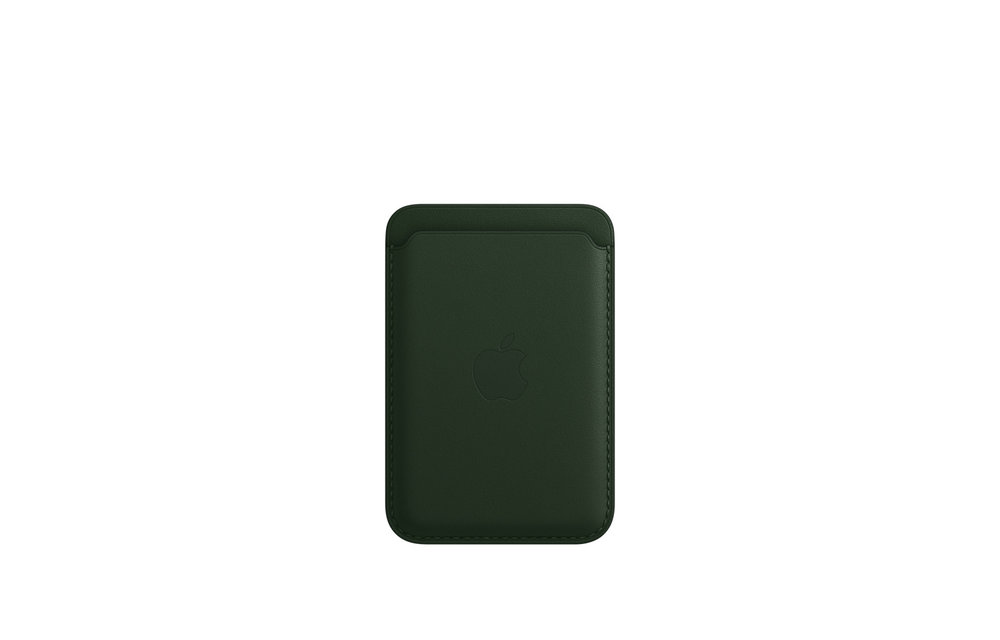 Apple iPhone Leather Wallet with MagSafe - Sequoia Green