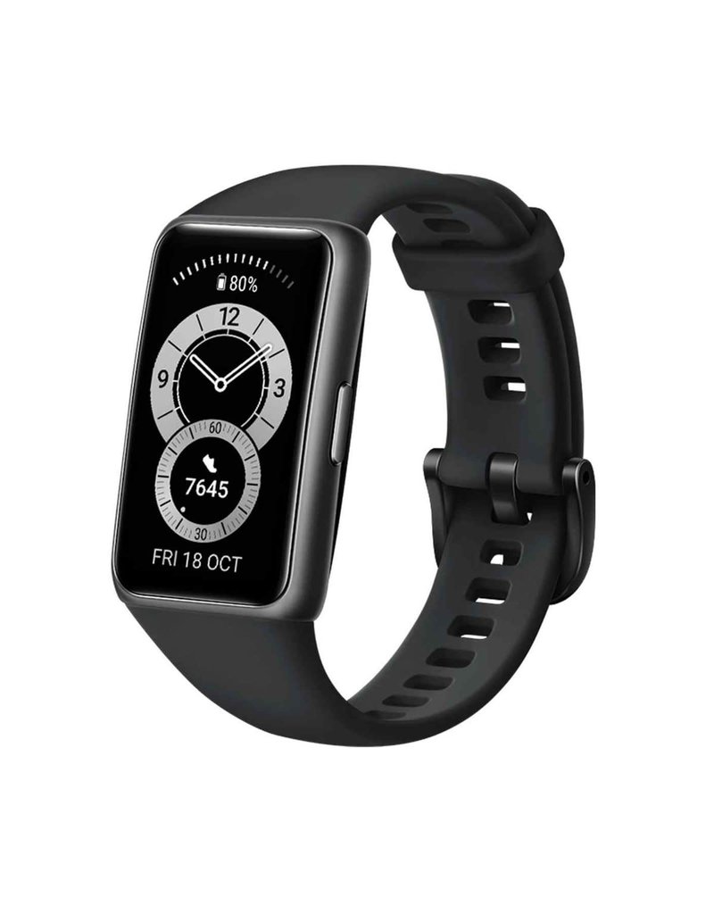 Huawei Band 6 Wristband Slicone Straps - Graphite Black
