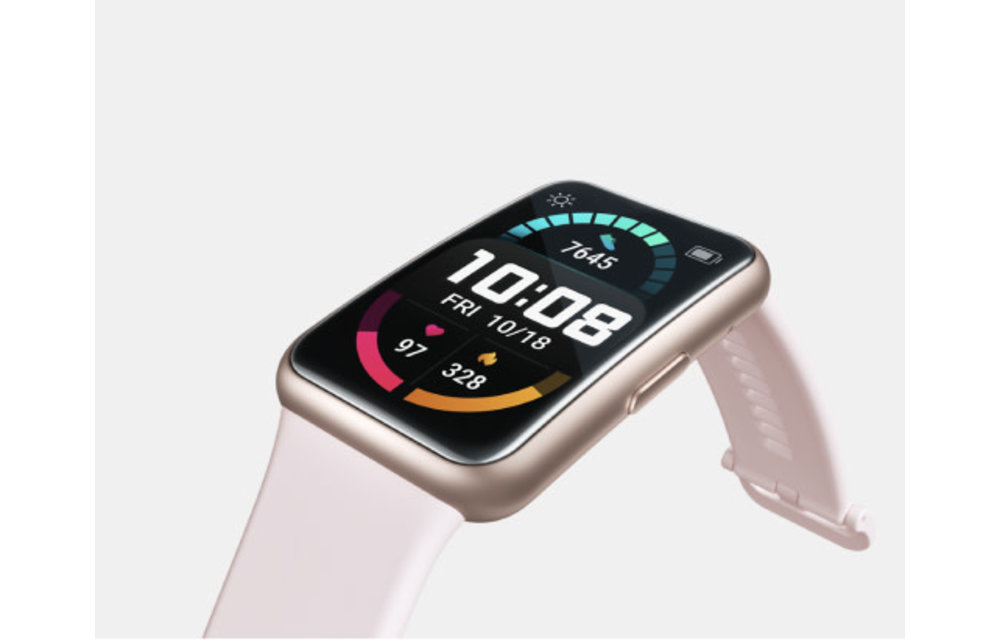 Huawei Watch Fit New Wristband Silicone Strap - Sakura Pink