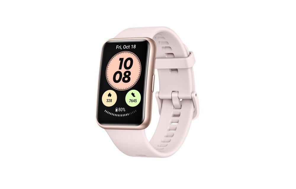 Huawei Watch Fit New Wristband Silicone Strap - Sakura Pink