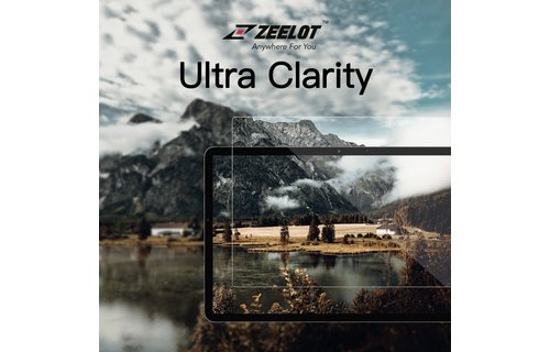 Zeelot Solidsleek Pure Glass HD Clear Screen Protector for iPad 10.2" - Clear