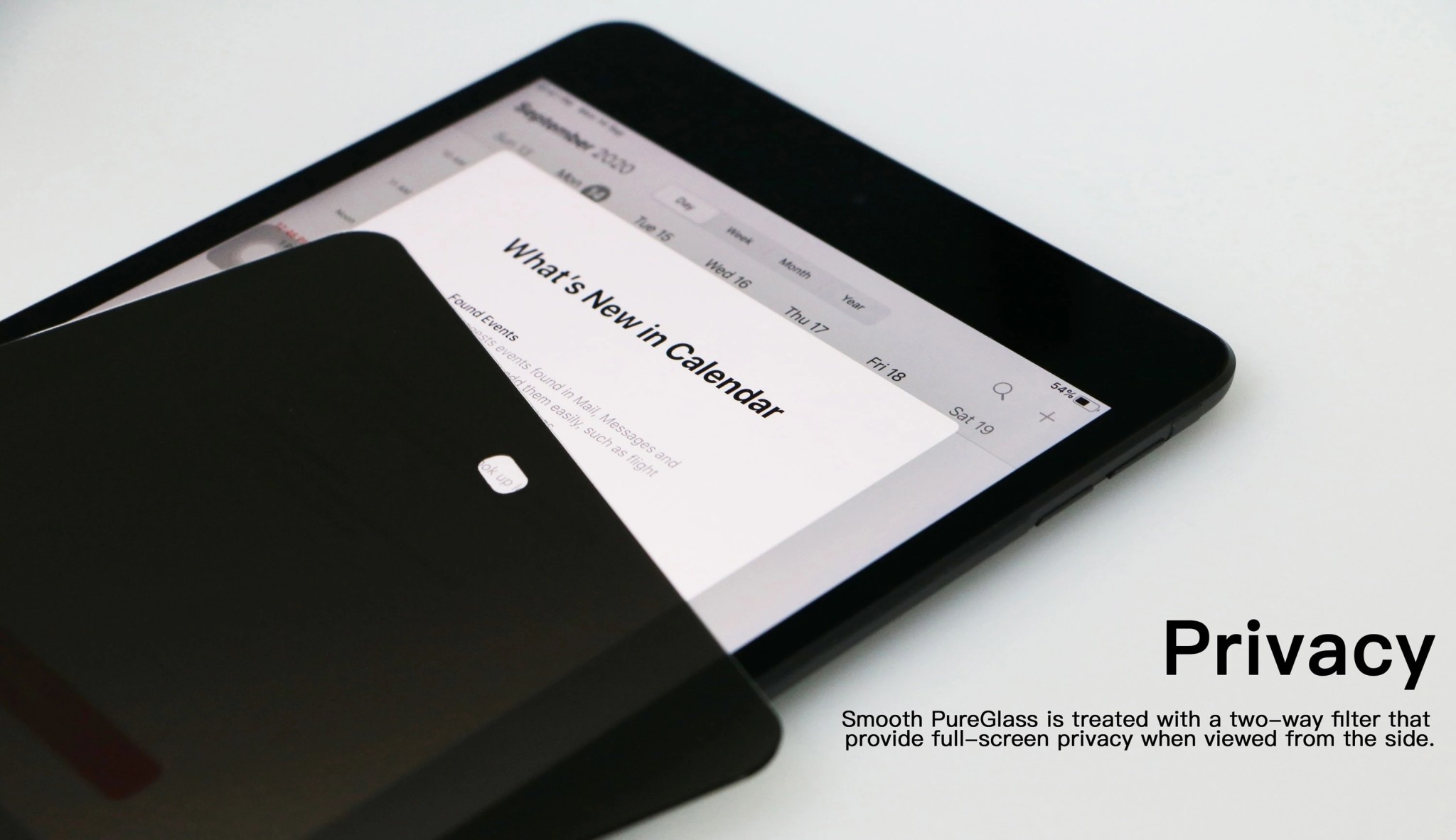 Zeelot Pure Glass Screen Protector for iPad 10.2" - Privacy