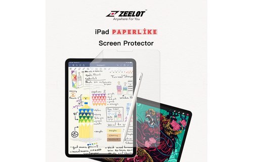 Zeelot Paperlike Screen Protector for iPad Pro 12.9'' (2018-2022)- Clear
