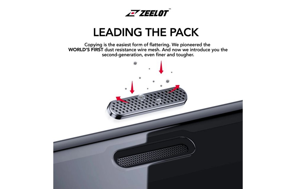 Zeelot Steel Wire Pure Glass Screen Protector for iPhone 11 Pro - Privacy