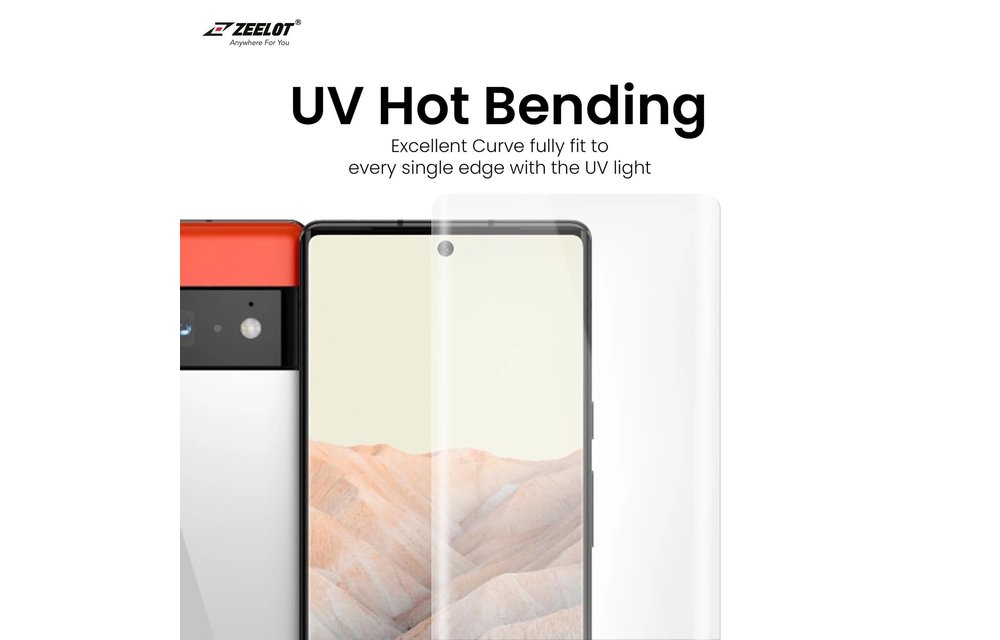 Zeelot Pure Glass Tempered Glass Screen Protector for Google Pixel 6 Pro - Clear