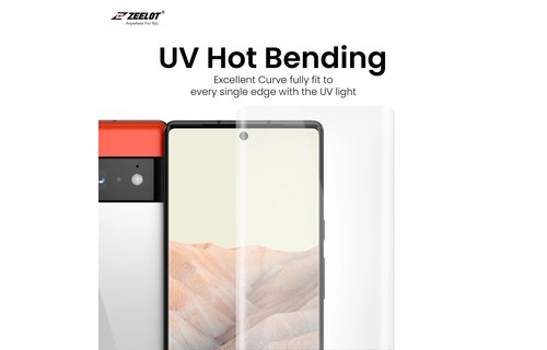 Zeelot Pure Glass Tempered Glass Screen Protector for Google Pixel 6 Pro - Clear