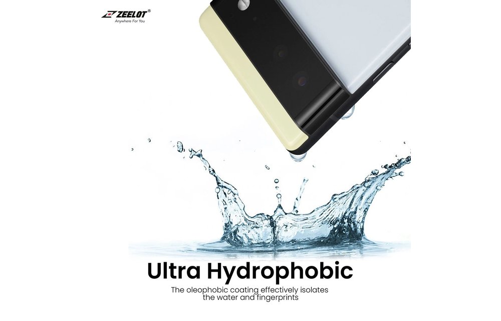 Zeelot Pure Glass Tempered Glass Screen Protector for Google Pixel 6 Pro - Clear