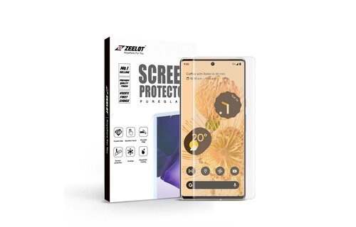 Zeelot Pure Glass Tempered Glass Screen Protector for Google Pixel 6 Pro - Clear