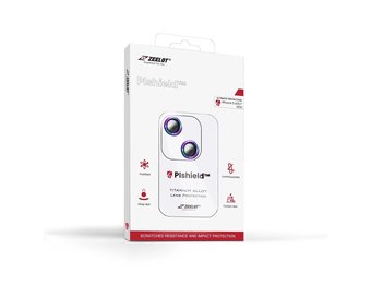 Zeelot Pishield Titanium Alloy Lens Protector for iPhone 13 / 13mini - Iridescent