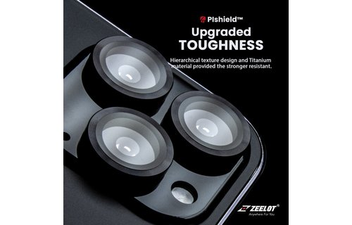 Zeelot Pishield Titanium Alloy Lens Protector for iPhone 13 / 13mini - Iridescent