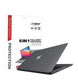 Zeelot Zeelot 6 in 1 Full Body Protection With Screen Protector for MacBook Air13" (A2289/A2338) - Space Gray