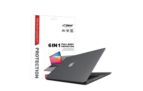Zeelot 6 in 1 Full Body Protection With Screen Protector for MacBook Air13" (A2289/A2338) - Space Gray