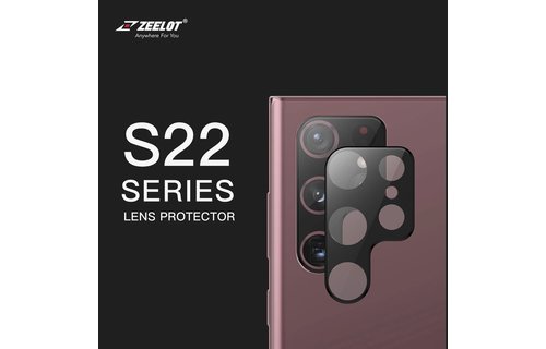 Zeelot Anti Exposure Lens Protector for Samsung Galaxy S22 Ultra - Black
