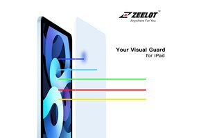 Zeelot Solidsleek Pure Glass Screen Protector for iPad Pro 12.9" (2018-2022) - Anti Blue Ray