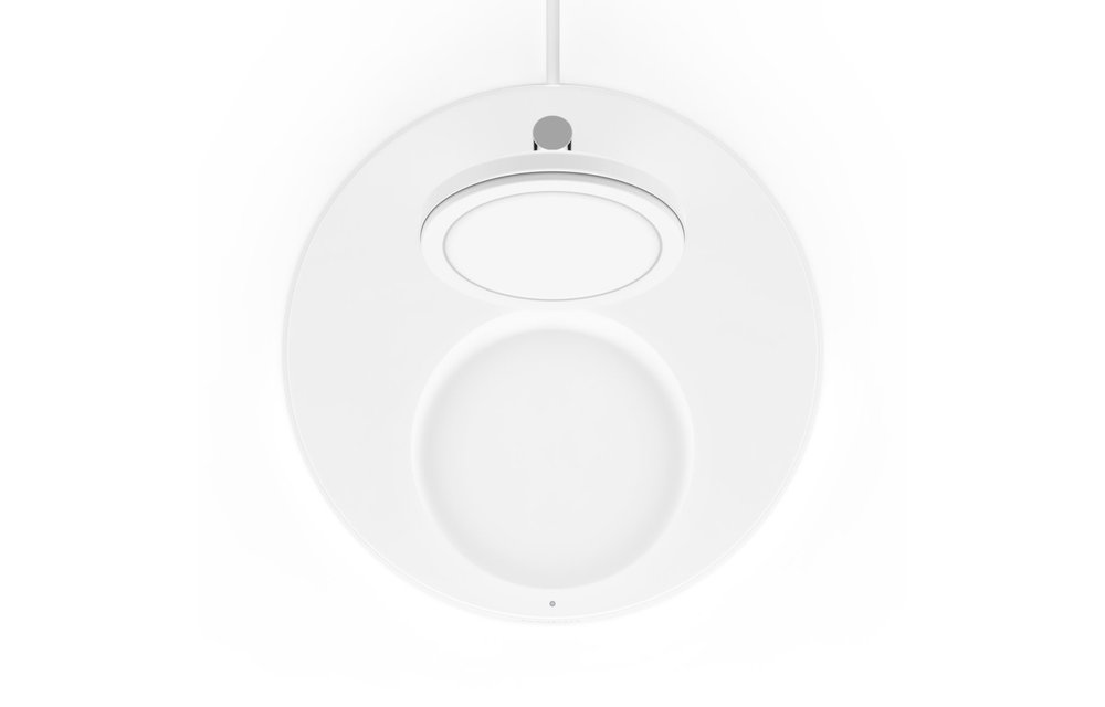 Belkin Boost Charge Pro 2-In-1 MagSafe Wireless Charging Stand UK Plug - White