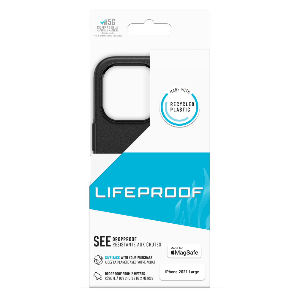 LifeProof SEE MagSafe Case for Apple iPhone 13 Pro - Black