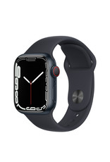 Apple Apple Watch Series 7 GPS + Cellular, 41mm Aluminum Case with Midnight Sport Band  - Midnight