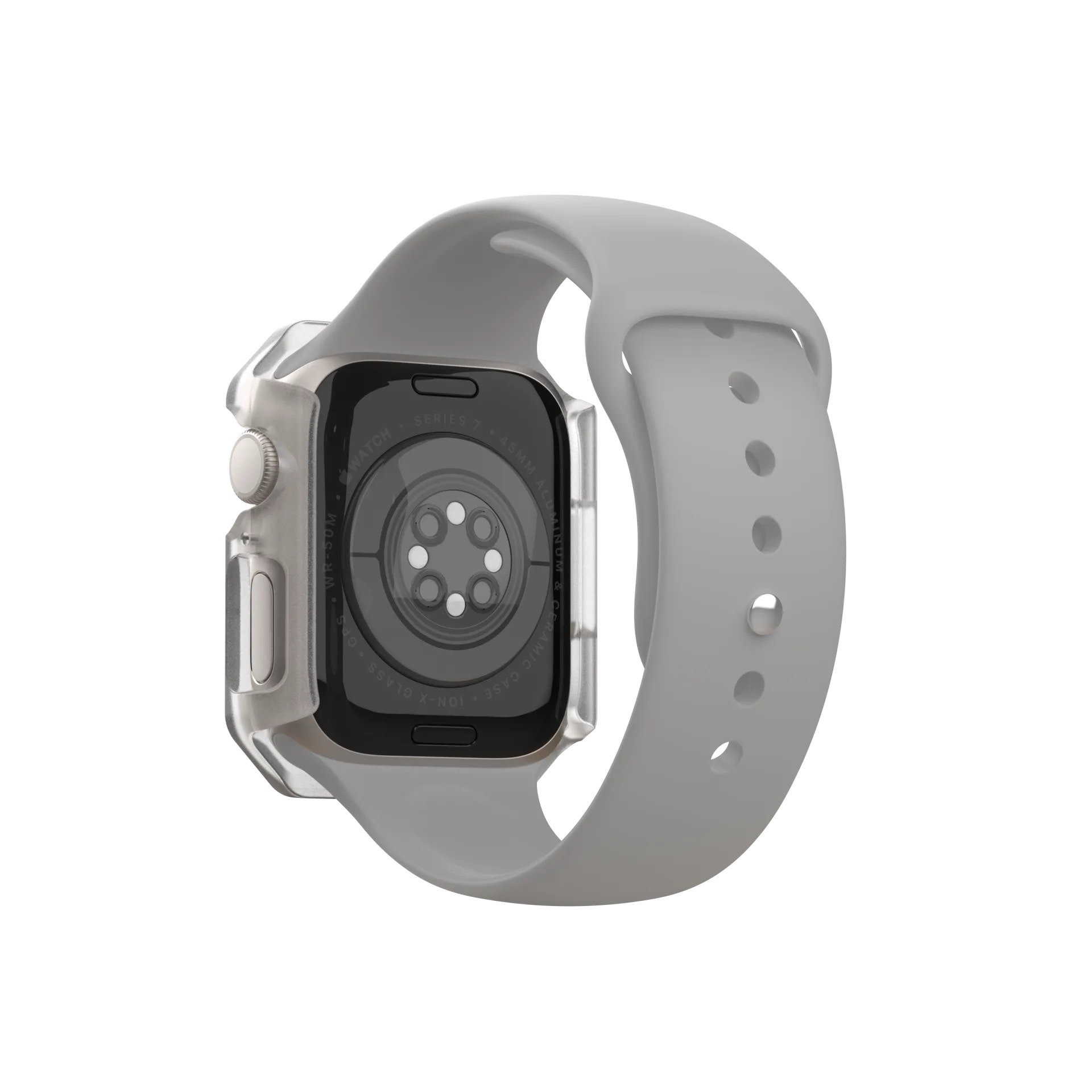 UAG Scout Case for Apple Watch 44/45mm - Frosted Clear