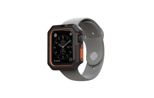 UAG Civilian Case for Apple Watch 44/45mm - Black and Orange