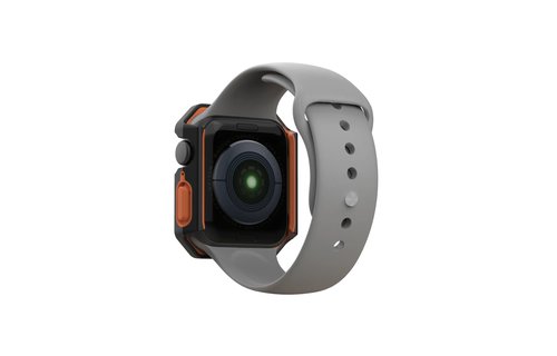 UAG Civilian Case for Apple Watch 44/45mm - Black and Orange