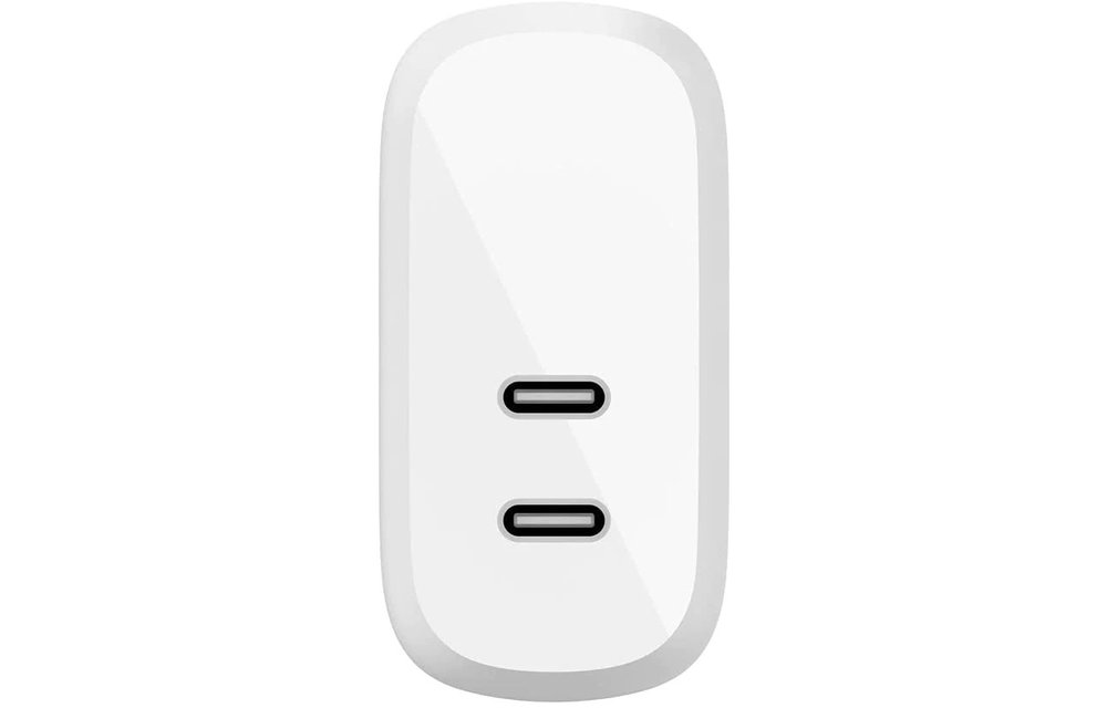 Belkin Boost Charger Dual USB-C PD Wall Charger 40W - White