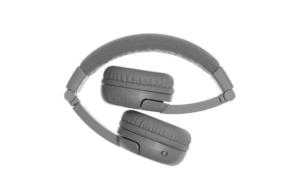 BuddyPhones Play Plus Wireless Headphone - Grey Matt