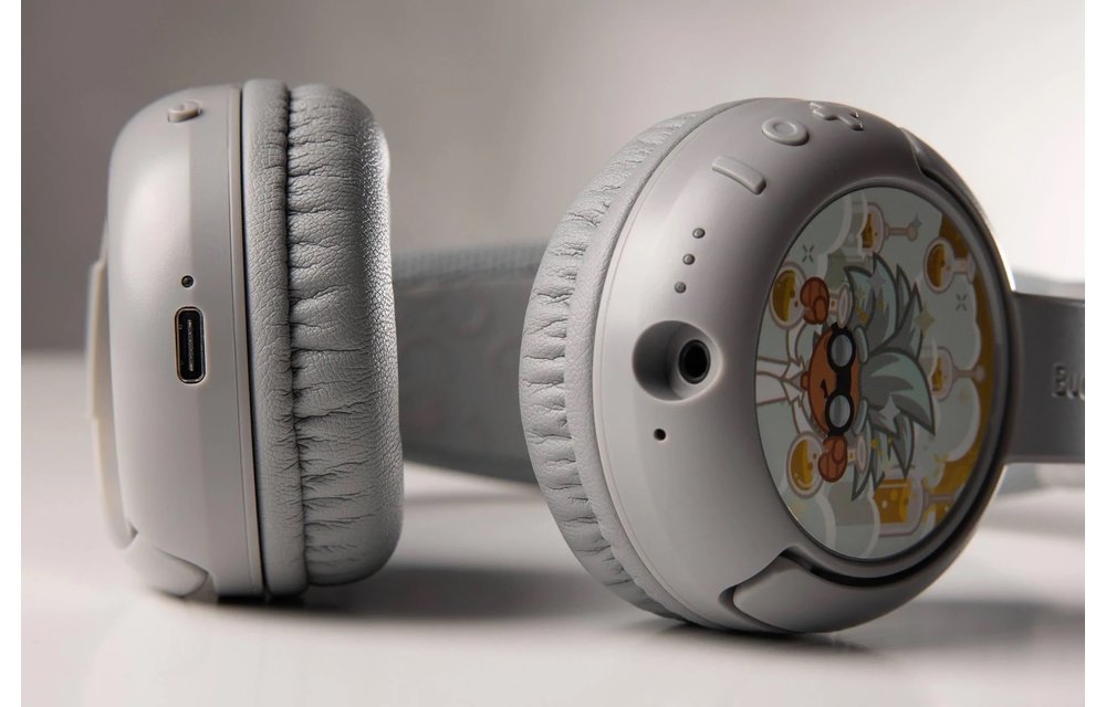 BuddyPhones Play Plus Wireless Headphone - Grey Matt