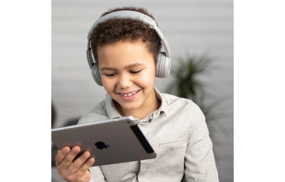 BuddyPhones Play Plus Wireless Headphone - Grey Matt