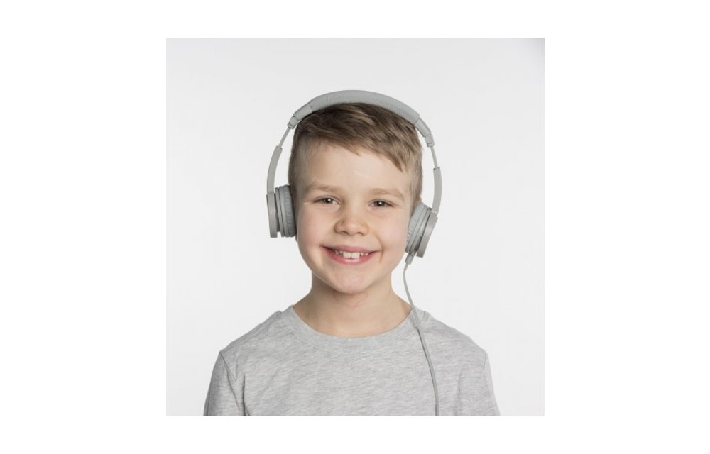 BuddyPhones Explore Plus Foldable with Mic - Grey Matt