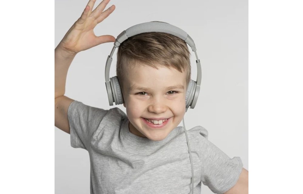 BuddyPhones Explore Plus Foldable with Mic - Grey Matt